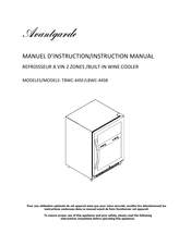 Avantgarde LBWC-44SB Manuel D'instructions