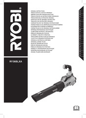 Ryobi RY36BLXA Traduction De La Notice Originale