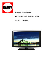 Samsung 2509776 Mode D'emploi