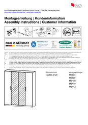 Rauch M2803 66823.3120 Instructions De Montage