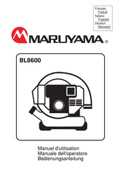 Maruyama BL8600 Manuel D'utilisation