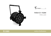 thomann STAIRVILLE PAR64 CX-1 RGBW Notice D'utilisation