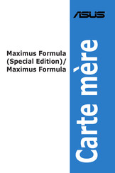 Asus Maximus Formula Special Edition Mode D'emploi