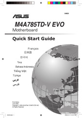 Asus M4A785TD-V EVO Guide De Démarrage Rapide