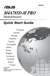 Asus M4A785D-M PRO Guide De Démarrage Rapide