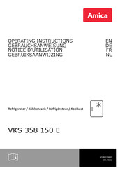 Amica VKS 358 150 E Notice D'utilisation