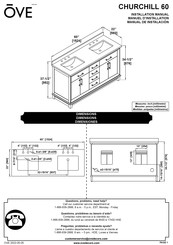 OVE CHURCHILL 60 Manuel D'installation