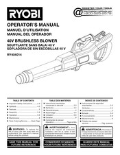 Ryobi RY404014 Manuel D'utilisation