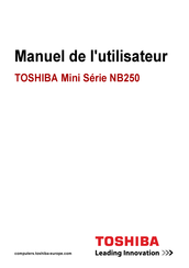 Toshiba Mini NB250 Serie Manuel De L'utilisateur