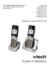VTech CS5219-2 Guide D'utilisation