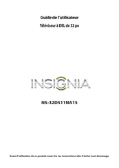 Insignia NS-32D511NA15 Guide De L'utilisateur