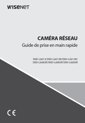 Wisenet SNV-L6083R Guide De Prise En Main Rapide