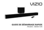 Vizio SB3821-D6 Guide De Démarrage Rapide
