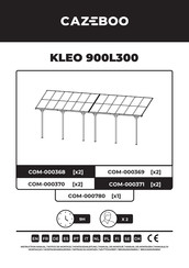 CAZEBOO KLEO 900L300 Notice De Montage