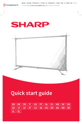 Sharp LC-40FI3222E Guide De Démarrage Rapide