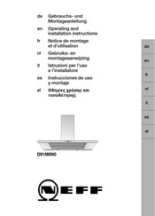 Neff D91M6N0 Mode D'emploi Et Notice De Montage