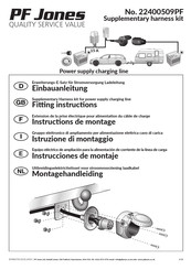 PF Jones 22400509PF Instructions De Montage