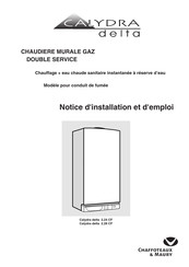 Chaffoteaux & Maury Calydra delta 2.28 CF Notice D'installation Et D'emploi