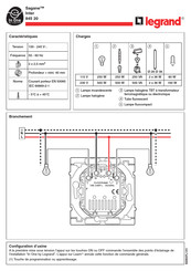 Legrand Sagane 845 20 Manuel D'installation