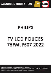 Philips 75PML9507 Mode D'emploi