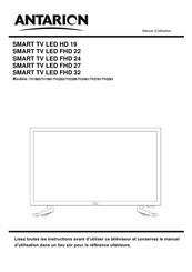 ANTARION SMART TV LED FHD 22 Manuel D'utilisation