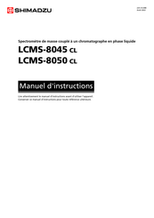 Shimadzu LCMS-8050 CL Manuel D'instructions