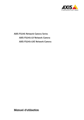 Axis Communications P3245-LV Manuel D'utilisation