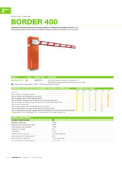 Comunello Automation BR400 Instructions D'utilisation Et D'installation