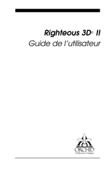 Micronics Orchid Righteous 3D II Guide De L'utilisateur