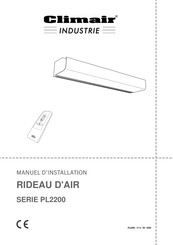 ClimAir PL2200 Serie Manuel D'installation