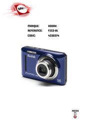 Kodak PIXPRO FZ53-BL Manuel D'utilisation