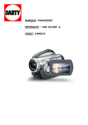 Panasonic VDR-D310EG Mode D'emploi