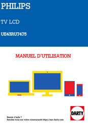 Philips UE43RU7475 E-Manual