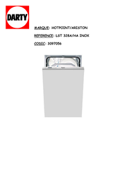 Hotpoint Ariston LST 328A/HA INOX:LST 328 Mode D'emploi