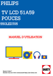 Philips 55OLED705 Mode D'emploi