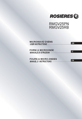 ROSIERES RMGV25PN Manuel D'instructions