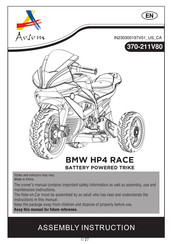 Avson BMW HP4 RACE 370-211V80 Mode D'emploi