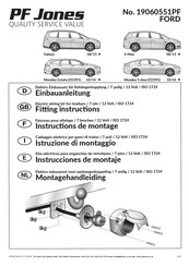 PF Jones 19060551PF Instructions De Montage