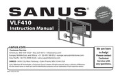 Sanus VLF410 Instructions D'installation