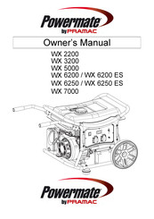 Pramac Powermate WX 2200 Manuel De L'utilisateur