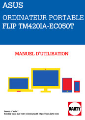 Asus FLIP TM420IA-EC050T Manuel Électronique