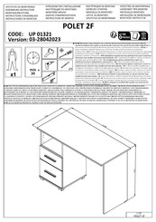 Forma Ideale POLET 2F UP 01321 Instructions D'assemblage