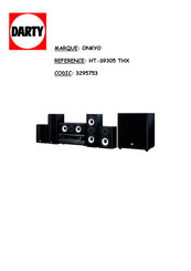 Onkyo HT-S9305 THX Manuel D'instructions