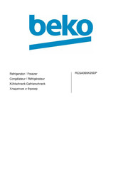 Beko RCSA365K20DP Mode D'emploi