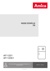 Amica AF1122/1 Mode D'emploi