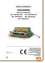 Amazone AD-253 Special Notice D'utilisation