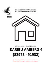 Karibu AMBERG 4 Notice De Montage