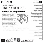 FujiFilm FINEPIX F800EXR Manuel Du Propriétaire