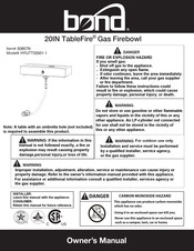 Bond TableFire HYUTT33001-1 Guide D'utilisation