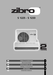 Zibro S1225 Manuel D'utilisation